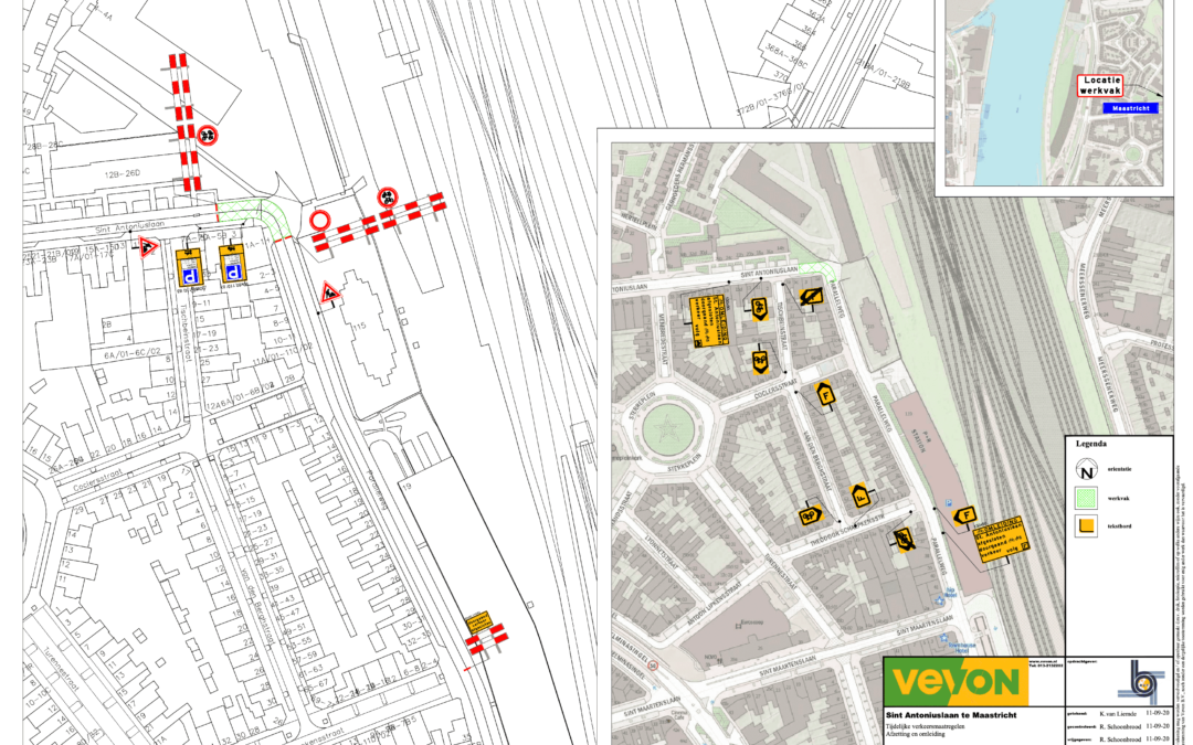 Werkzaamheden Hoek Parallelweg-Sint Antoniuslaan definitief maken afsluiting